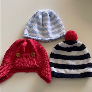 3 pc. Crochet beanies/ SOLD ALREADY
